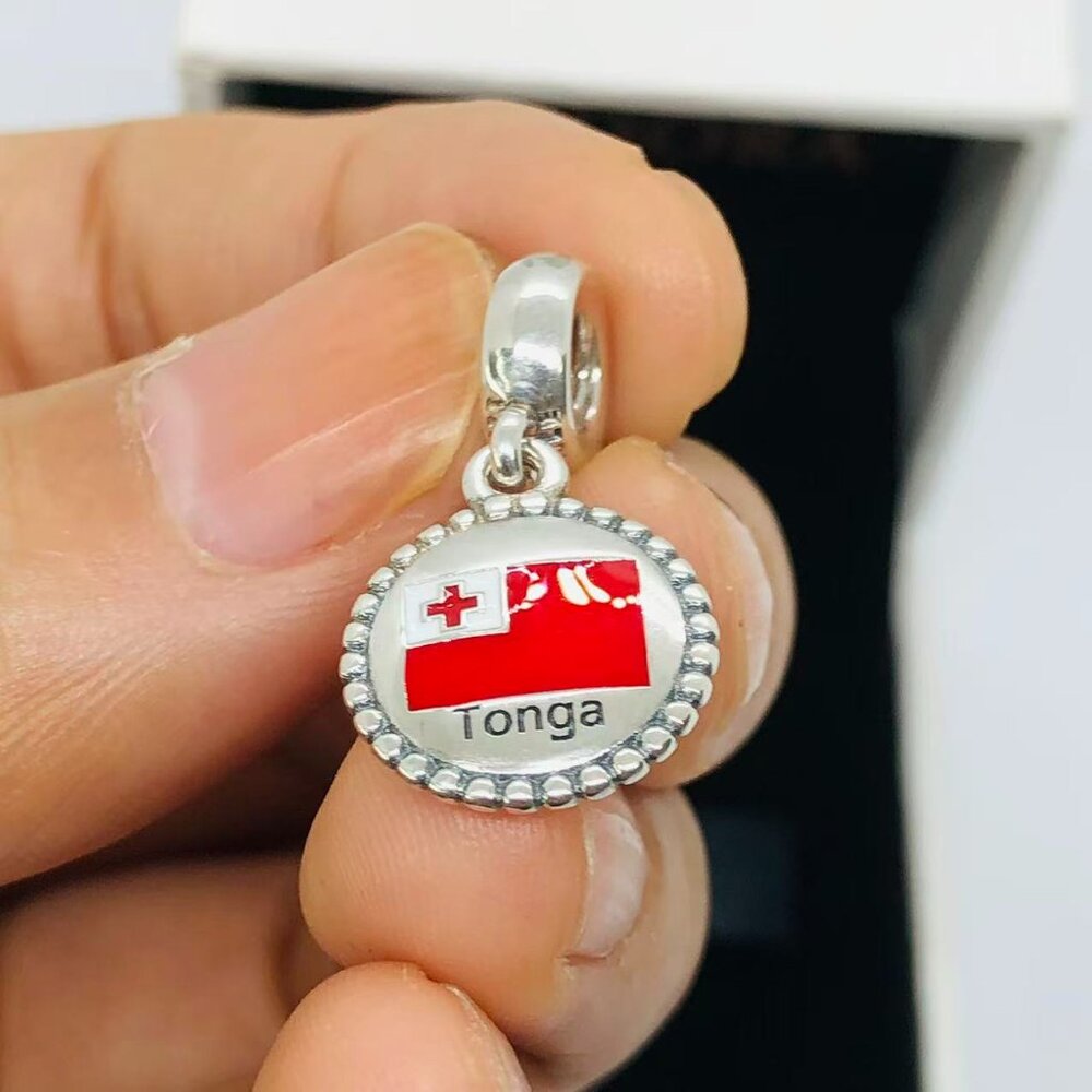 ✨🔥Pandora Flag of Tonga Exclusive Dangle charm